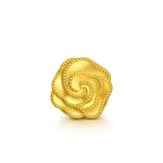 【點睛品】Charme 舞動的玫瑰 黃金串珠