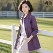 【初色】通勤休閒寬鬆短版長袖連帽風衣外套女外套-8款任選-15169(M-2XL可選)