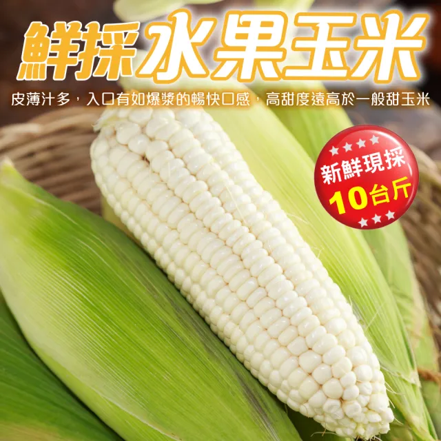 【WANG 蔬果】日本品種水果玉米10斤x1箱(農民直配)
