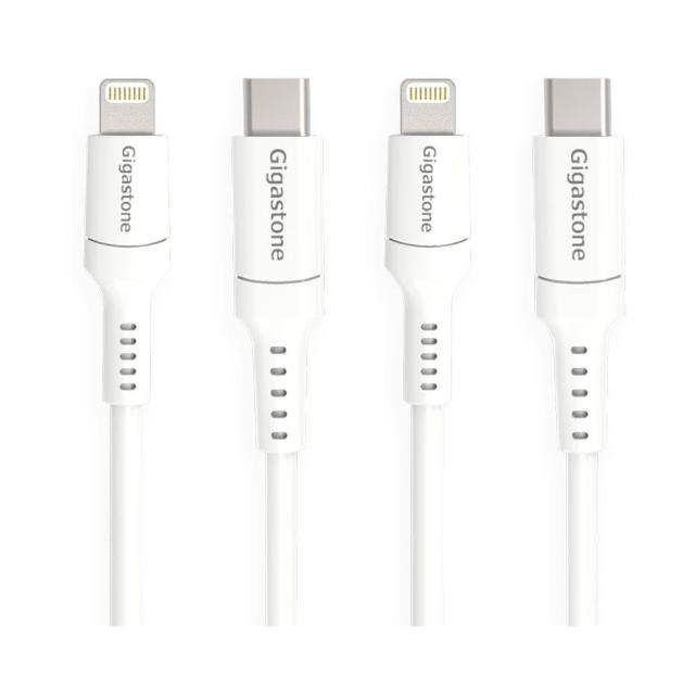 【Gigastone 立達國際】2入組Type-c to Lightning 30W充電傳輸線CL-7600W(支援iPhone 14/13 30W快速充電)