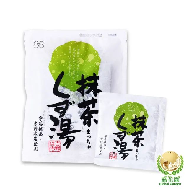 【盛花園】日本不二食品-抹茶葛粉(6袋/組)