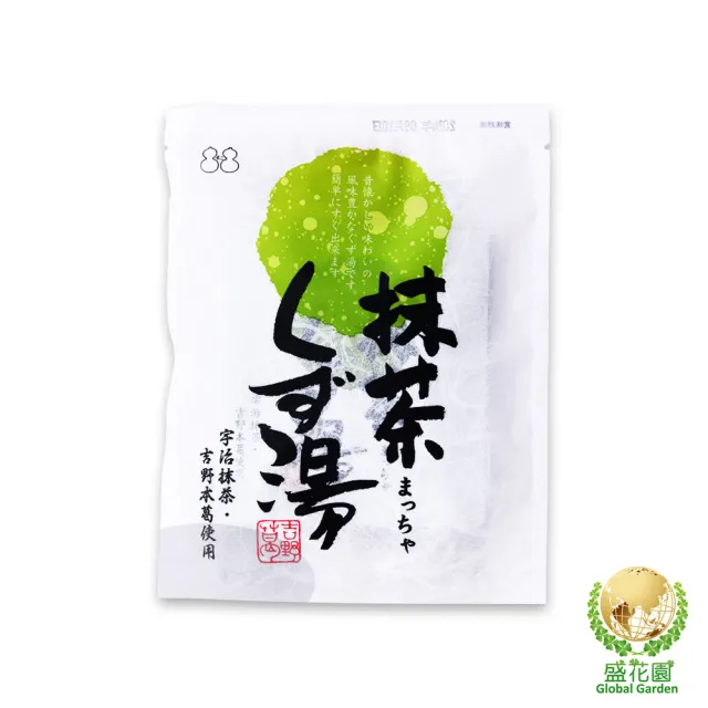 【盛花園】日本不二食品-抹茶葛粉(4袋/組)