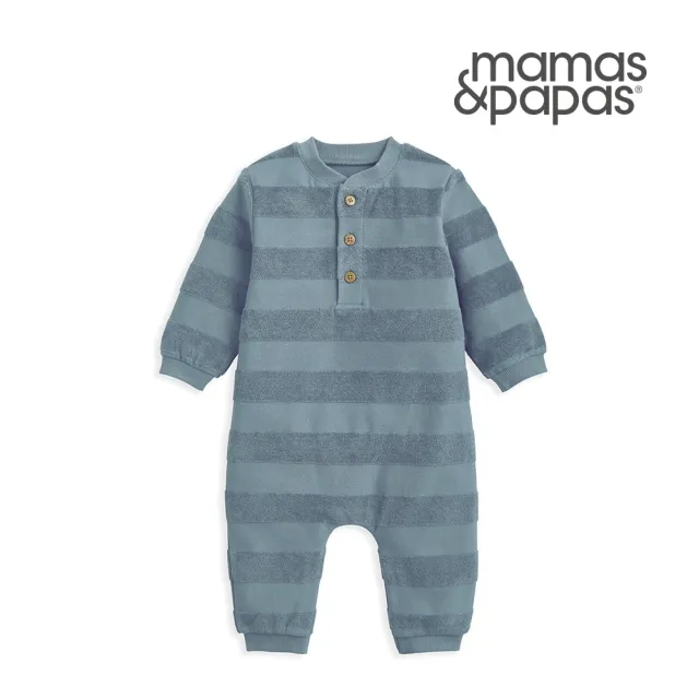 【Mamas & Papas】北海潮汐-長袖連身兔裝(3種尺寸可選)