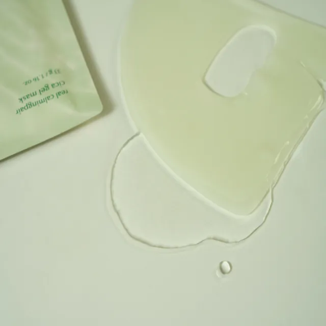 【Luvum】敏感肌囤貨組 積雪草幼苗冰凝膠面膜5片 八入組 鎮靜 舒緩 補水 官方直營(面膜 凝膠面膜)