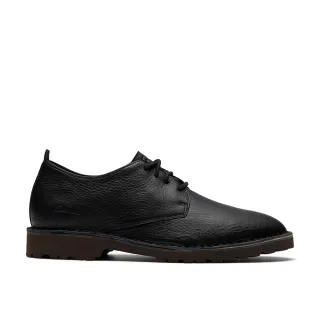 【Clarks】男鞋 Classy Lite 輕量素面正裝休閒鞋 皮鞋(CLM84860C)