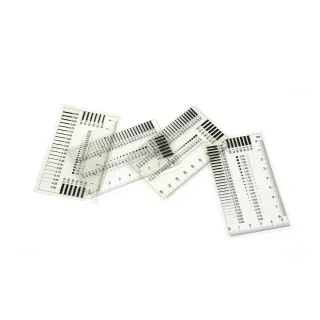 【錫特工業】菲林尺 刮傷刮痕片尺 比對卡片 單片販售 不易脫色 水泥裂縫規 污點裂縫(DDC06-3 頭手工具)