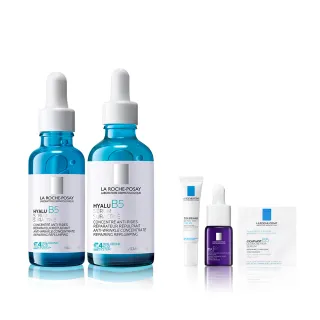 【理膚寶水】雙星超值精華★極效B5彈潤超修復精華80ml 年度限定組_F(B5小藍瓶)