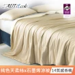 【MIT iLook】買1送1 高質感雙色石墨烯x天柔絲鋪棉四季涼被/薄被/空調被/涼夏被(5x6.5尺-多色任選)