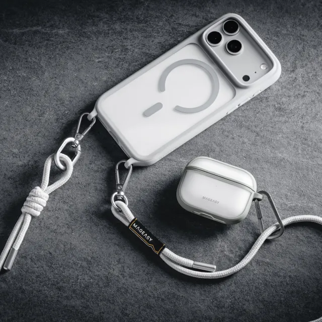 【MAGEASY】Roam AirPods Pro 3 城市漫遊耳機保護殼(可拆掛扣 便利隨行)