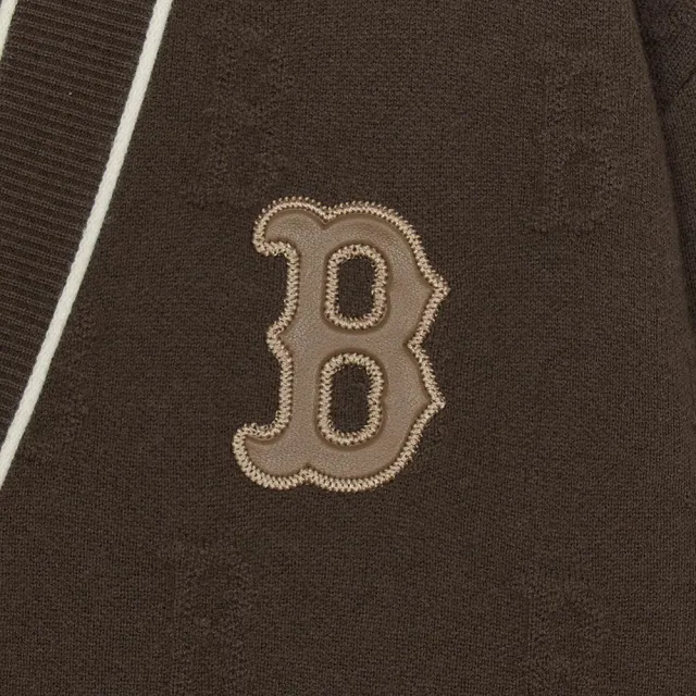 【MLB】針織衫 Monogram系列 波士頓紅襪隊(3AKCM0254-43BRS)
