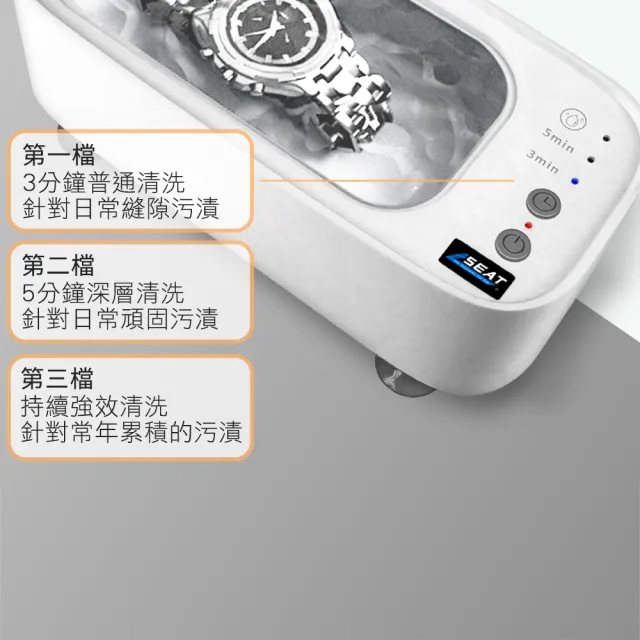 【Life工具】眼鏡清潔機 超音波清洗機 手錶珠寶眼鏡 清洗容器 奶嘴 洗淨汙垢 餐具戒指 眼鏡珠寶(130-DA020)