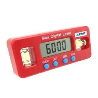 電子數顯水平儀100mm強磁水平尺迷你傾角儀角度尺卡尺量具 130-MDL100(角度計 傾角儀 水平儀)