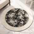【巴芙洛】買一送一侘寂風格水晶絨地毯2入(140*200cm/160cm圓款/地墊/踏墊/地毯)