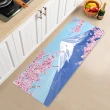 【半島良品】買1送1真正吸水防滑防油污軟式科技皮革地墊120cm(3秒瞬吸 不留水痕  不易發霉 5.0升級科技皮)