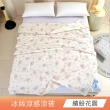 【日禾家居】買一送一 冰絲涼感夏涼被(150X200cm 多款可挑) 涼被/冷氣毯