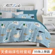 【MIT iLook】超值2入 台灣製優質萊賽爾天柔絲床包枕套組(雙人-多款花色可選)