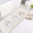 【半島良品】買一送二/厚款吸水防滑奈米絨軟式仿珪藻土地墊(多款選 台灣環保印刷)