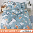 【MIT iLook】買1送1 台灣製萊賽爾天柔絲床包枕套組(單人-多款可選)