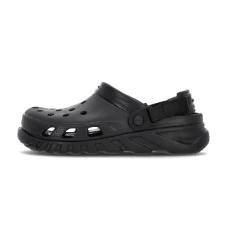 【Crocs】Duet Max II Clog 男鞋 女鞋 黑色 渦輪克駱格 魔鬼氈 可調節 涼拖鞋 208776001