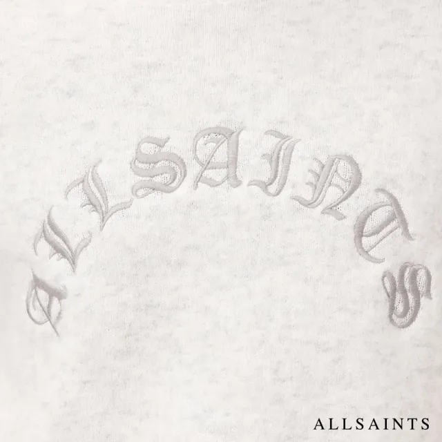 【ALLSAINTS】CURV 寬鬆羊毛針織上衣-白 M020KD(寬鬆版型)