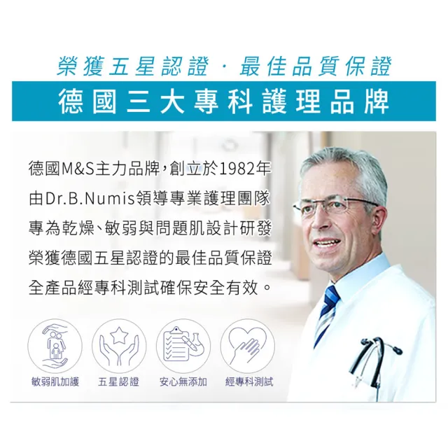 【Numis med 樂美思】4入組pH5.5身體乳液200ml(總代理公司貨)