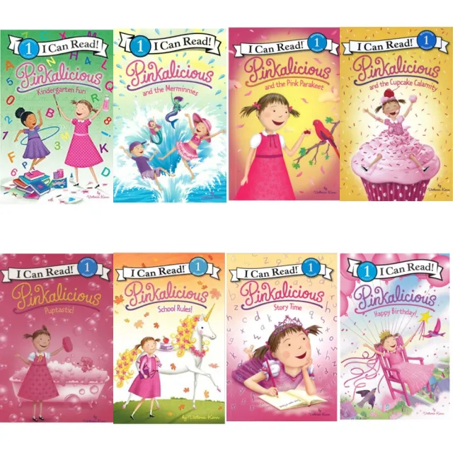 【麥克兒童外文書店】I Can Read 英文讀本-Pinkalicious(小學初級英文啟蒙8書)