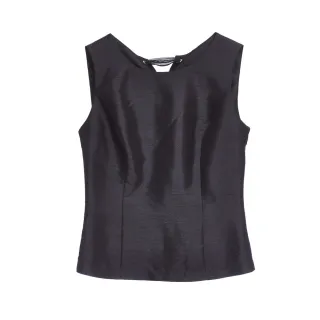 【iROO】後領綁帶造型背心上衣