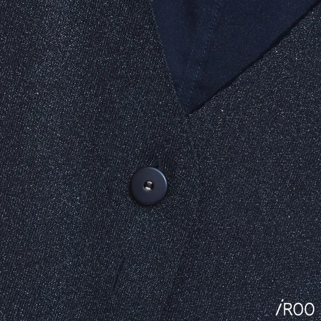 【iROO】午夜藍英倫風背心