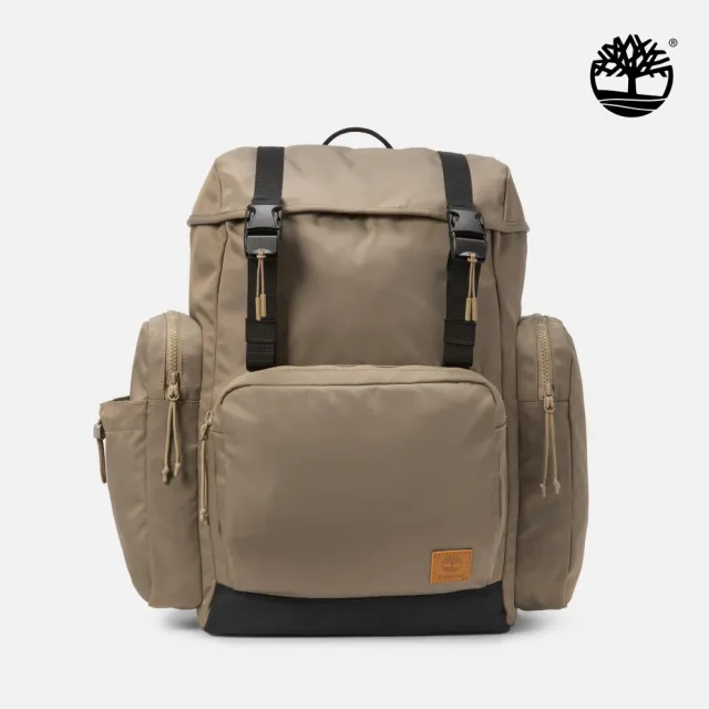【Timberland】中性米灰色32公升大容量後背包(A61KFA0F)