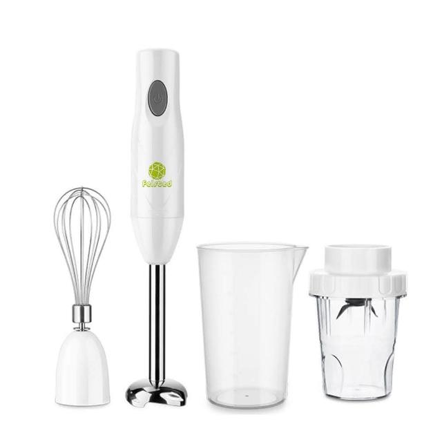 【Felsted 菲仕德】多功能手持式電動料理棒(電動攪拌機/輔食機/打蛋器/料理機/烘焙攪拌器/均質機/絞肉機)
