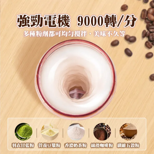 【TAI LI 太力】心悅電動攪拌杯630ml 咖啡杯 隨行杯 咖啡機 蛋白粉 奶昔杯 禮物 可拆卸自動攪拌杯