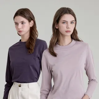 【GIORDANO 佐丹奴】女裝素面微高領上衣(多色任選)