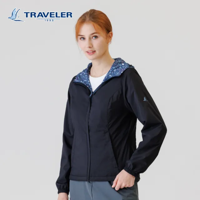 【TRAVELER 旅行者】女款防風撥水Thermotech雙面穿外套｜252TR201(防風撥水/雙面穿)