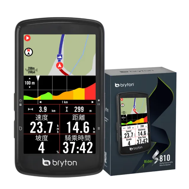 【BRYTON官方直營】Bryton Rider S810E GPS自行車錶 僅含裝置