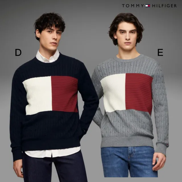 【TOMMY HILFIGER】官方旗艦館 精選全男款 帽T 毛衣 多款任選(帽T 毛衣)