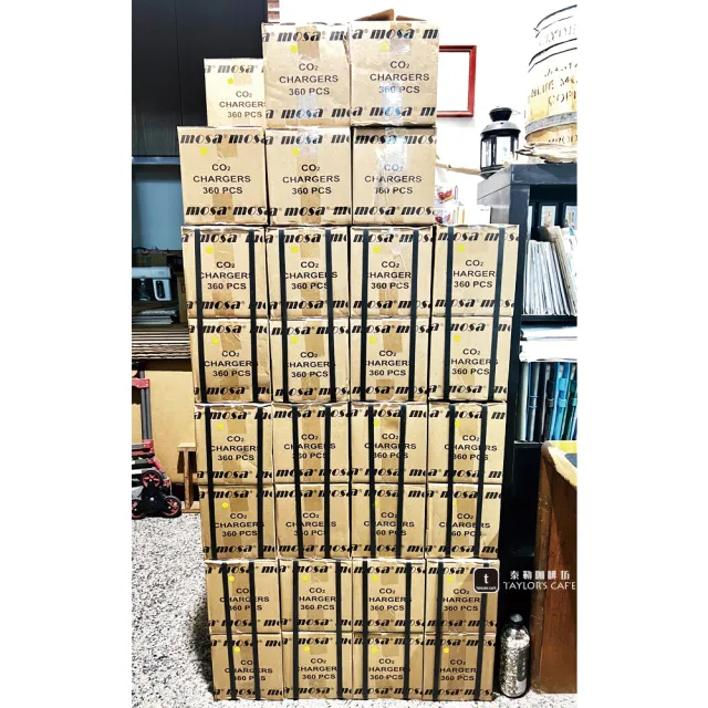【MOSA】蘇打氣泡水機專用 ― CO2 氣彈、氣瓶、小鋼瓶 - 10入(SODA / CO2)