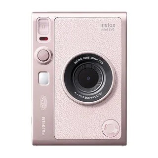 【FUJIFILM 富士】instax mini Evo EVO混合式數位馬上看相機--公司貨(玫瑰粉)