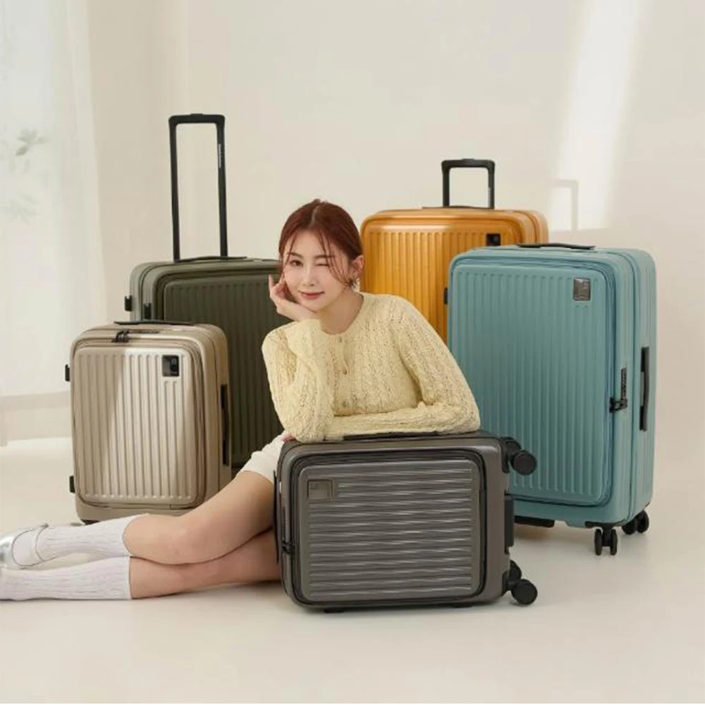 金安德森28吋行李箱 金安德森28吋前開式靜音輪行李箱★贈旅行11件組,多色任選)