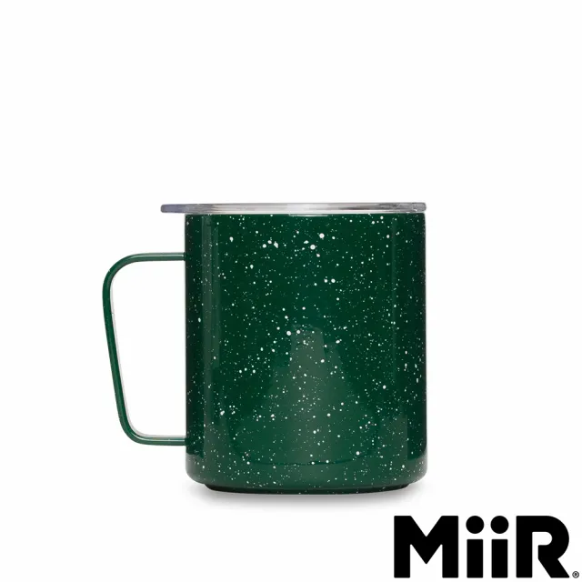 【MiiR】MiiR 雙層真空 保溫/保冰 露營杯/馬克杯 12oz/354ml(琺瑯綠 滑蓋款)
