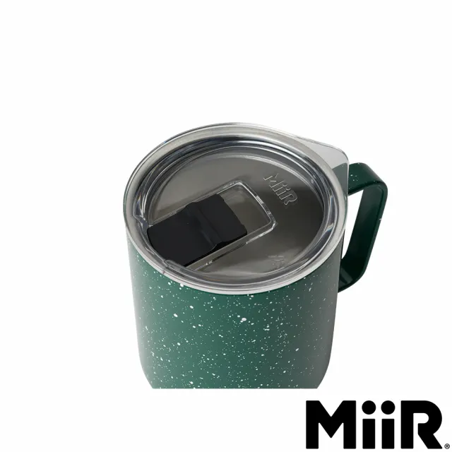 【MiiR】MiiR 雙層真空 保溫/保冰 露營杯/馬克杯 12oz/354ml(琺瑯綠 滑蓋款)