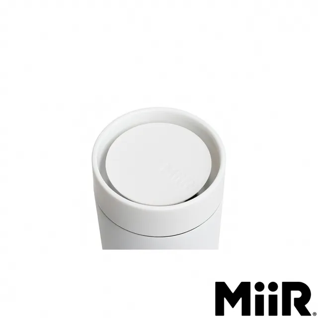 【MiiR】保溫/保冰 防漏 360 環口蓋 旅行 隨身瓶 12oz/354ml(時尚白)