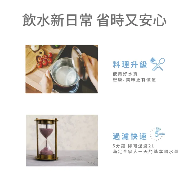 【LAICA 萊卡】bi-flux長效8周咖啡與茶專用濾芯(義大利原裝進口 6入/盒)