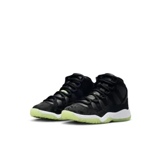 【NIKE 耐吉】運動鞋 籃球鞋 中大童鞋 JORDAN 11 RETRO PS 喬丹 氣墊 抓地力 經典 AJ11 高筒 黑(IB1379001)