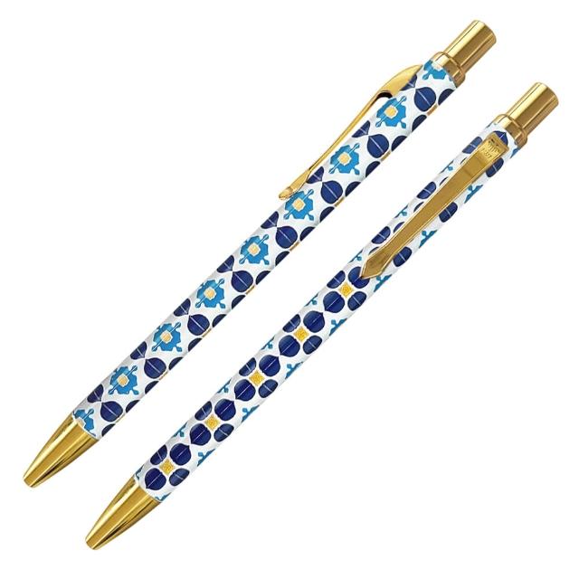 【IWI】新款上市 IWI Retro 時光系列中性筆 x 台灣花磚博物館-寶藍安康(IWI與臺灣花磚博物館聯名)