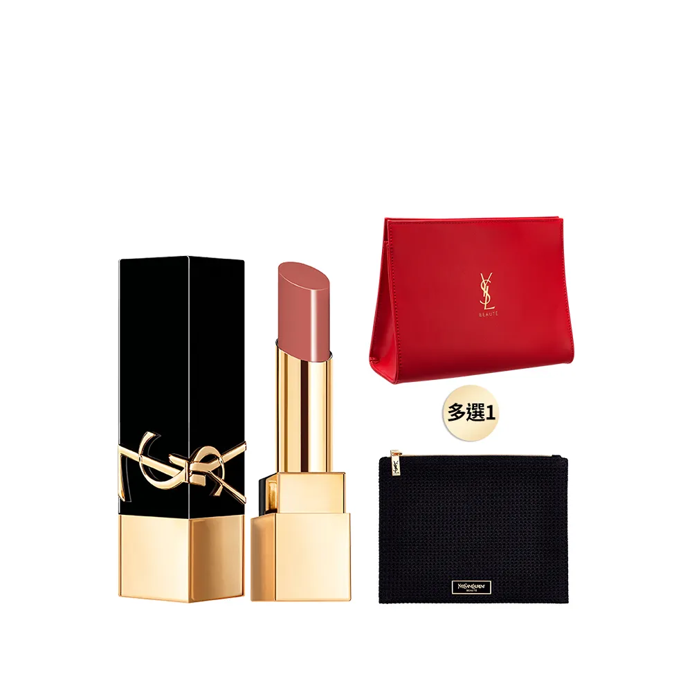 YSL】官方直營奢華緞面釉惑唇膏3g(黑方管/THE BOLD/任選1款/新色上市