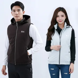 【遊遍天下】中性款可拆帽防水防風無車縫保暖羽絨背心(M-5L 大尺碼)