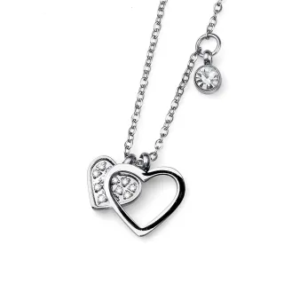 【OLIVER WEBER】愛心點亮項鍊 純鋼項鍊 年終慶 施華洛世奇元素(奧地利設計師款)