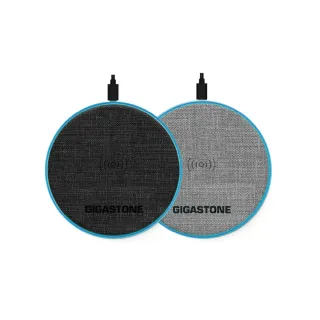 【Gigastone 立達國際】10W布質無線充電盤WP-5310(QI智能辨識/支援iPhone17/16/15/14/13/AirPods耳機)