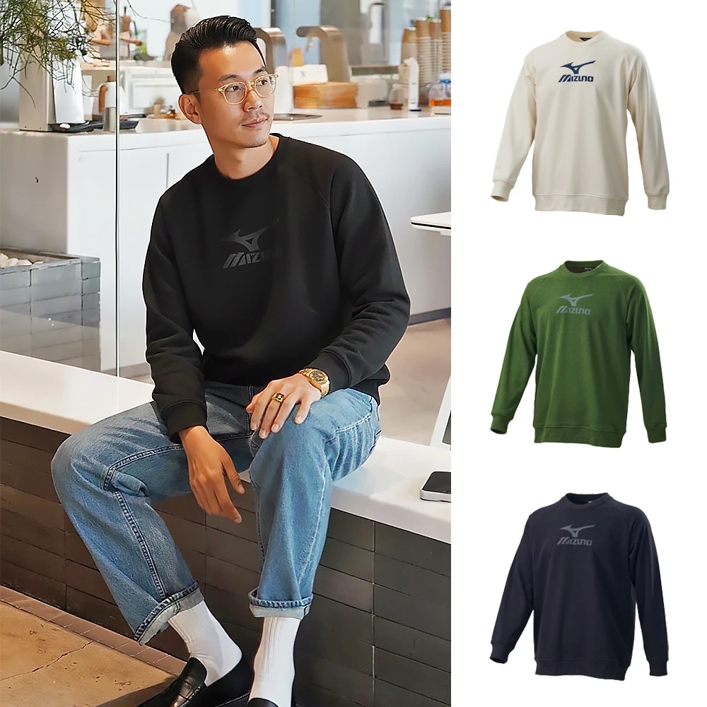 美津濃大學T MIZUNO 美津濃網路獨家 長袖大學T D2TAB122XXL(任選一件),大學T)