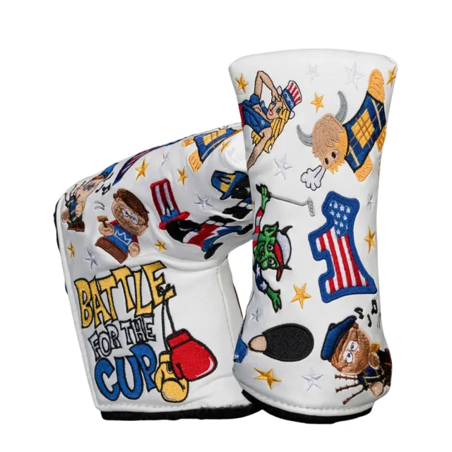 【Scotty Cameron 卡麥隆】卡麥隆限量版美國隊高爾夫球推桿套(Battle for the Cup - Mid-Mallet)